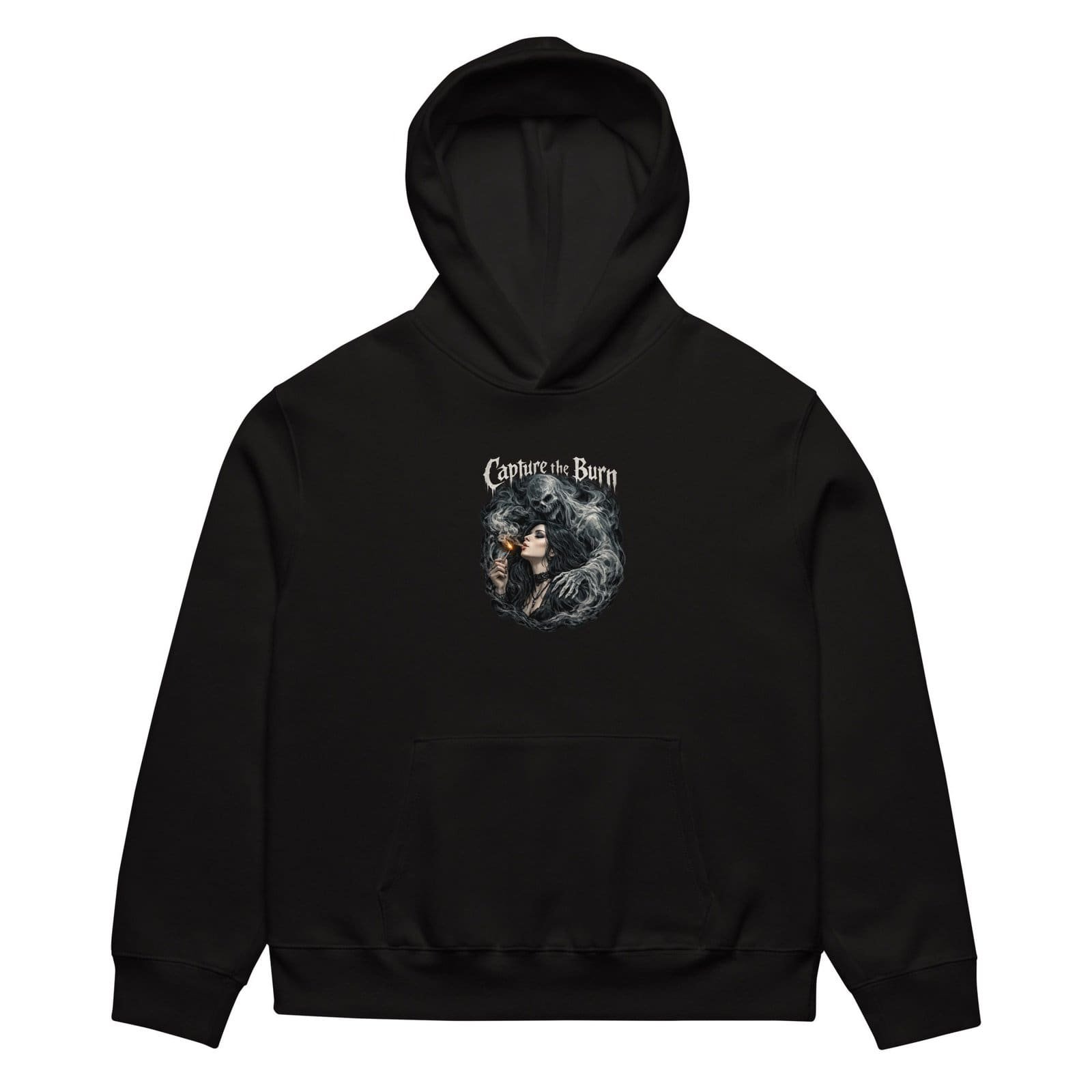 Dark Art Graphic Hoodie | Capture the Burn | Knotted Tree Studios