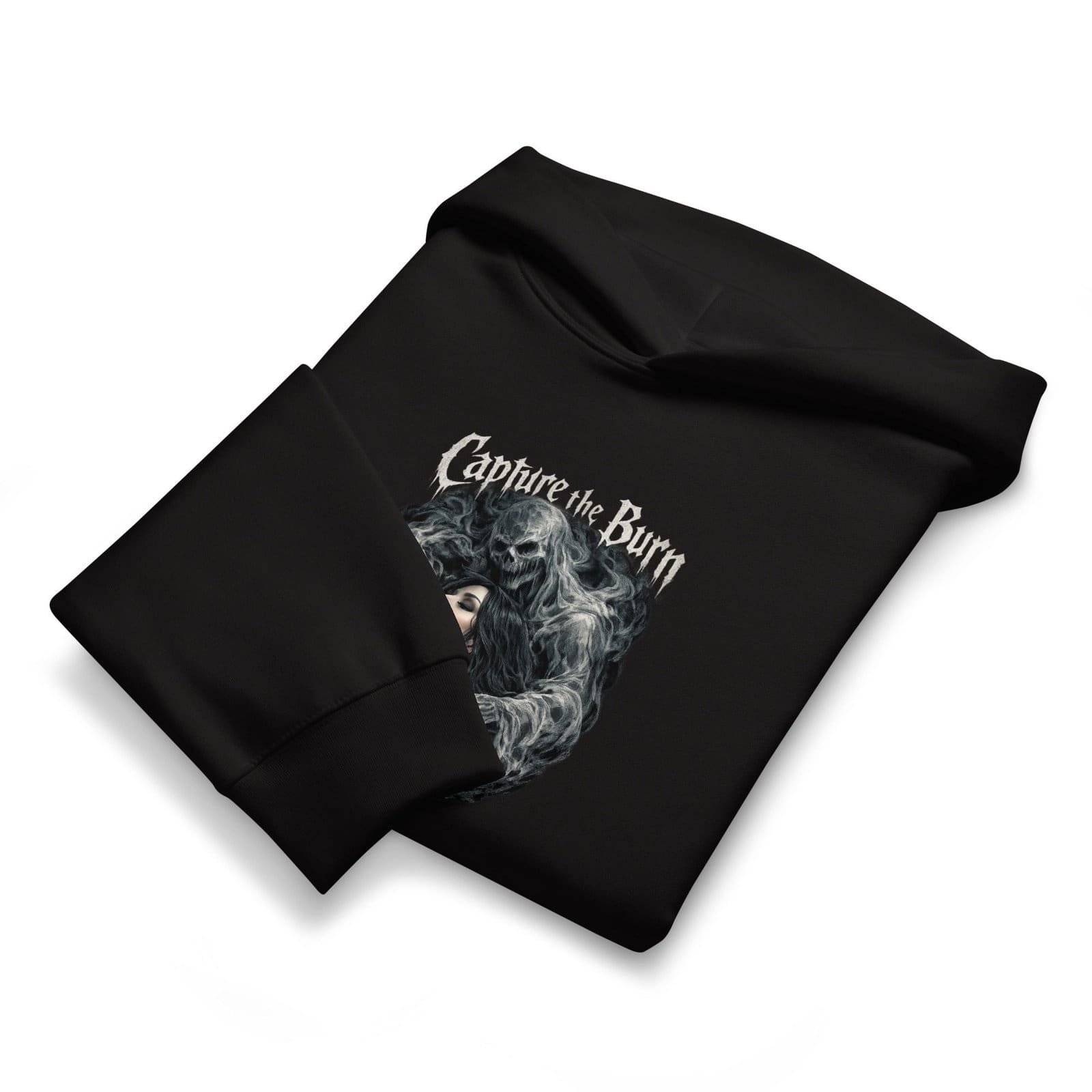 Dark Art Graphic Hoodie | Capture the Burn | Knotted Tree Studios