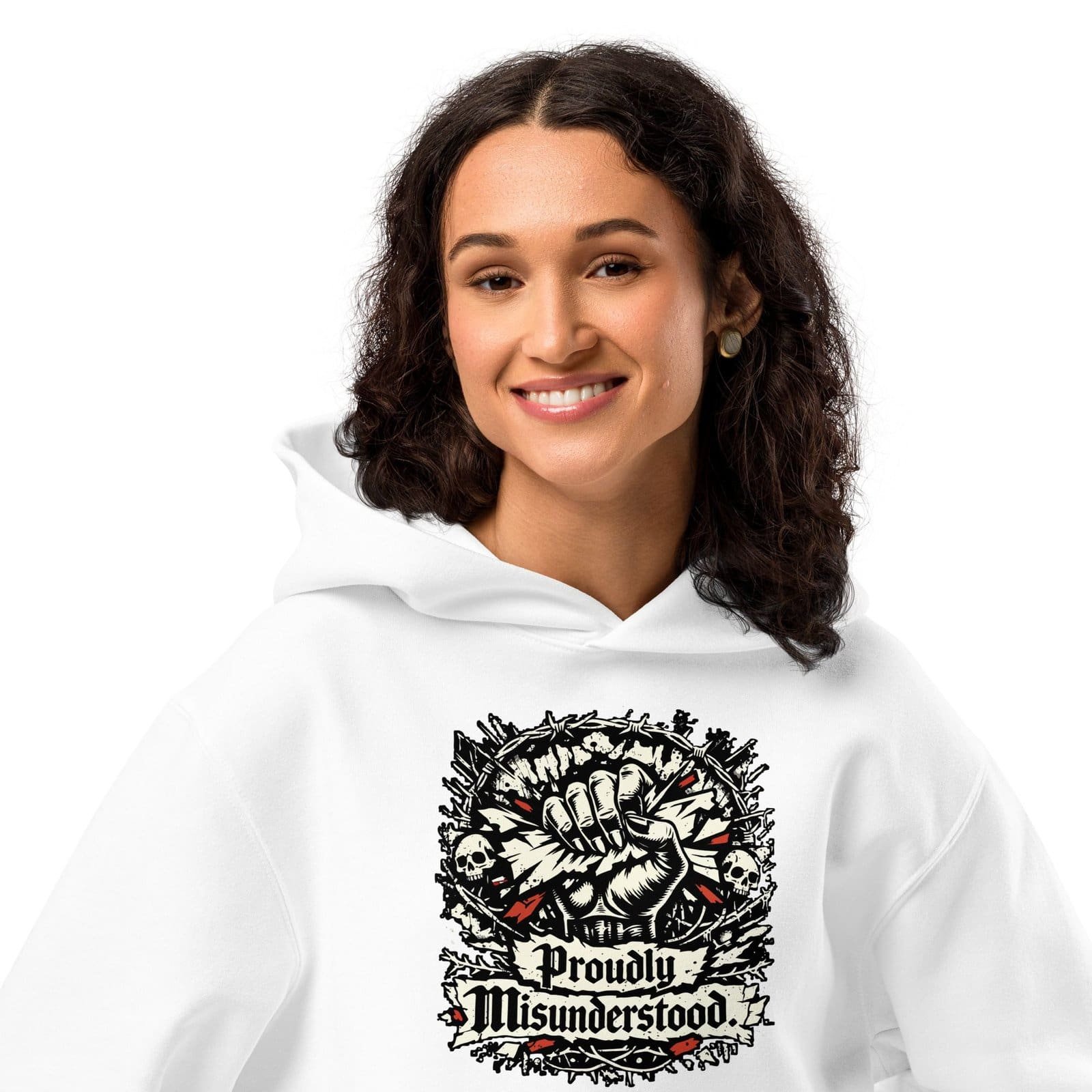 Dark Art Graphic Hoodie | Proudly Misunderstood | Knotted Tree Studios