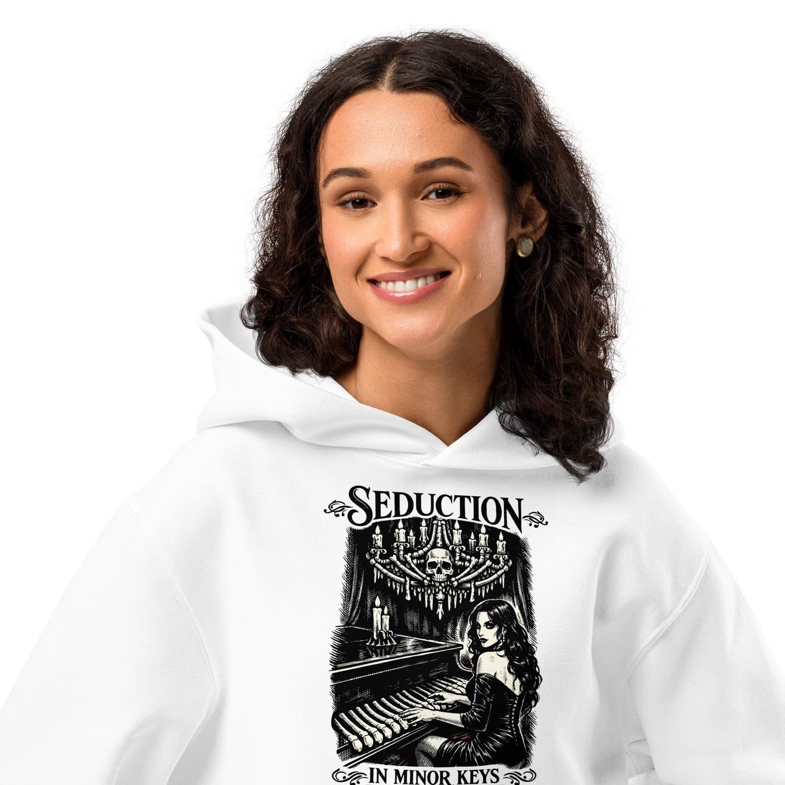 Dark Art Graphic Hoodie | Seduction In Minor Keys | Knotted Tree Studios