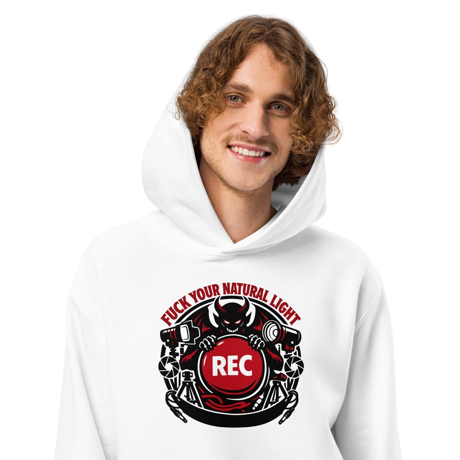 Dark Art Graphic Hoodie | Fuck Your Natural Light | Knotted Tree Studios