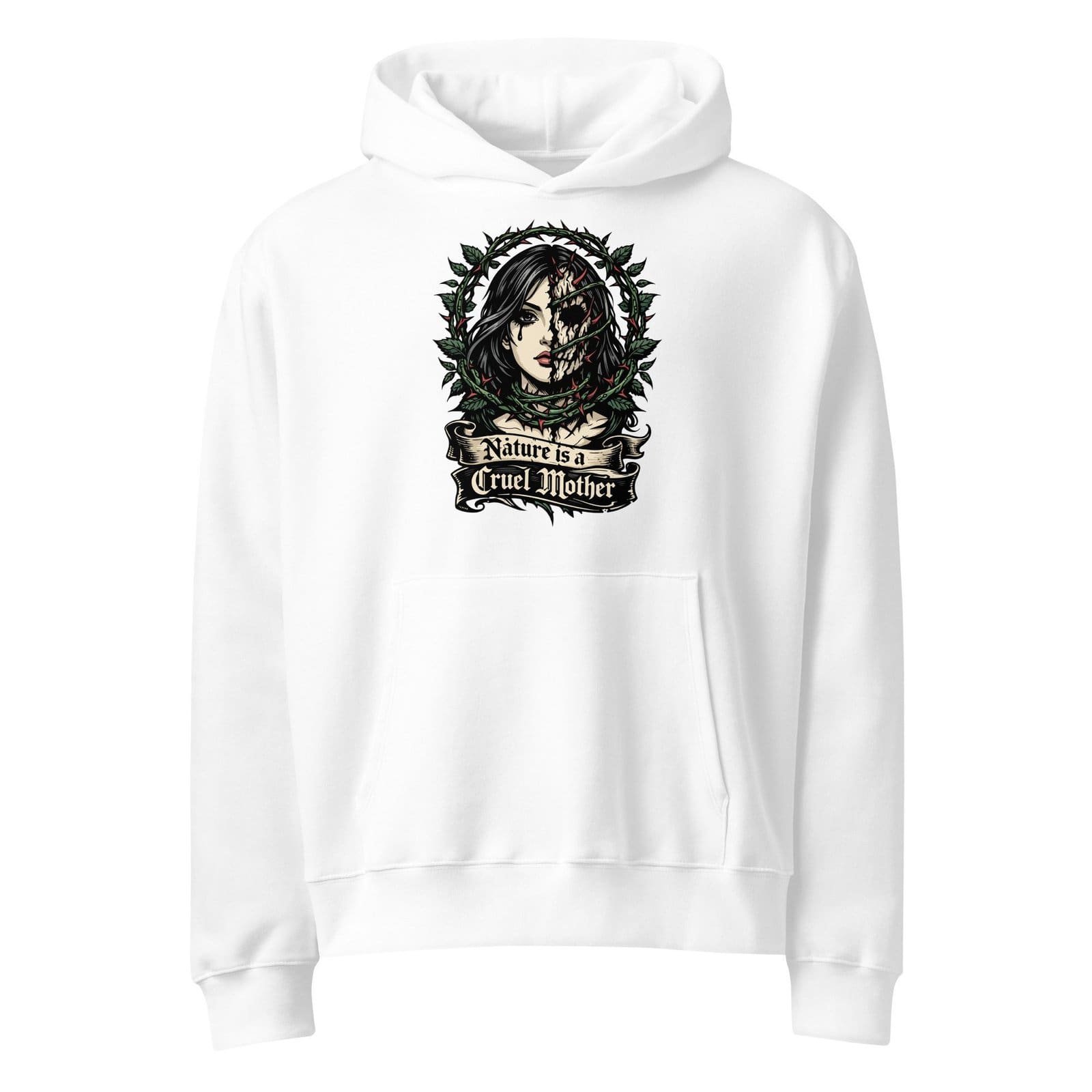 Dark Art Graphic Hoodie | Nature Is Cruel | Knotted Tree Studios
