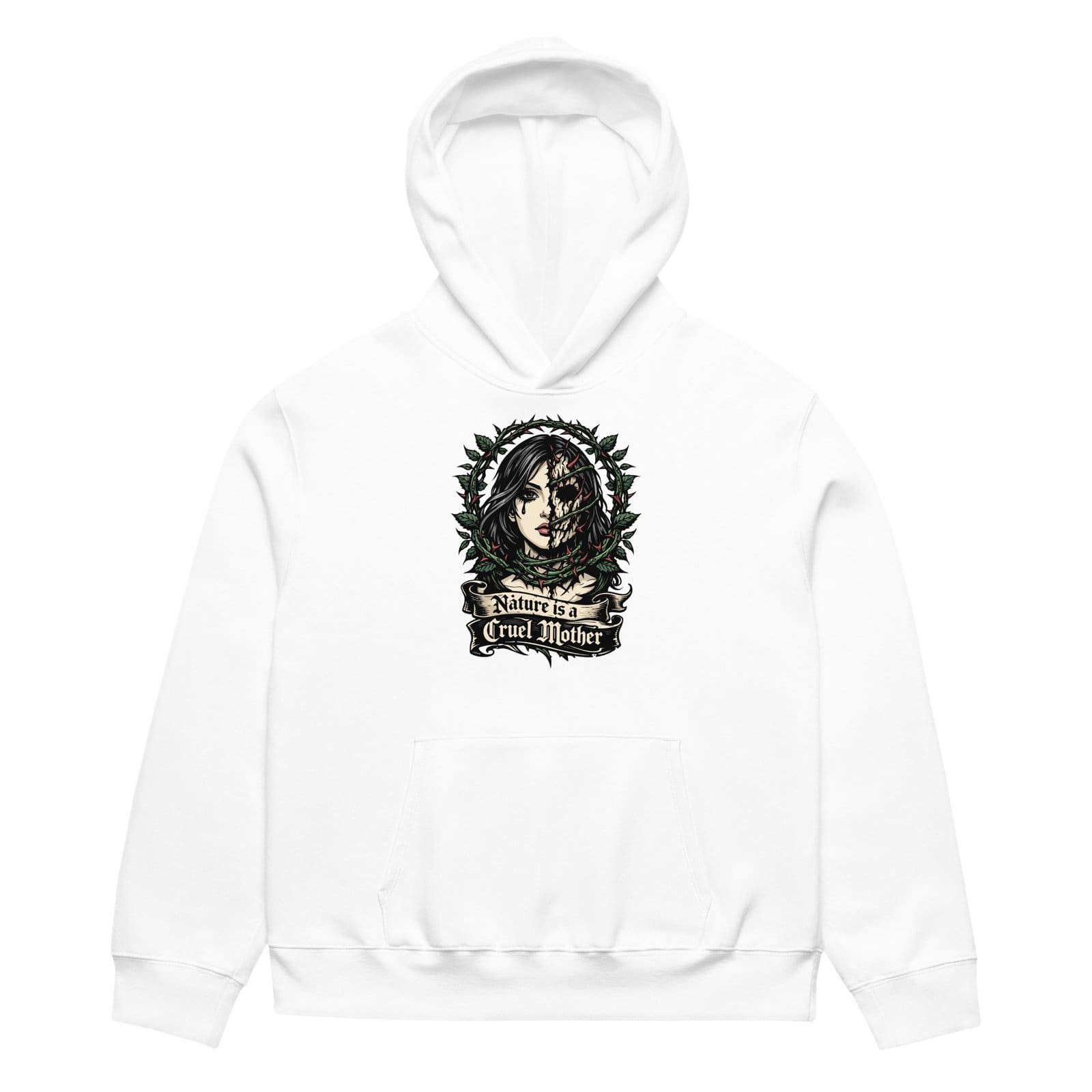 Dark Art Graphic Hoodie | Nature Is Cruel | Knotted Tree Studios