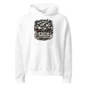 Dark Art Graphic Hoodie | Proudly Misunderstood | Knotted Tree Studios