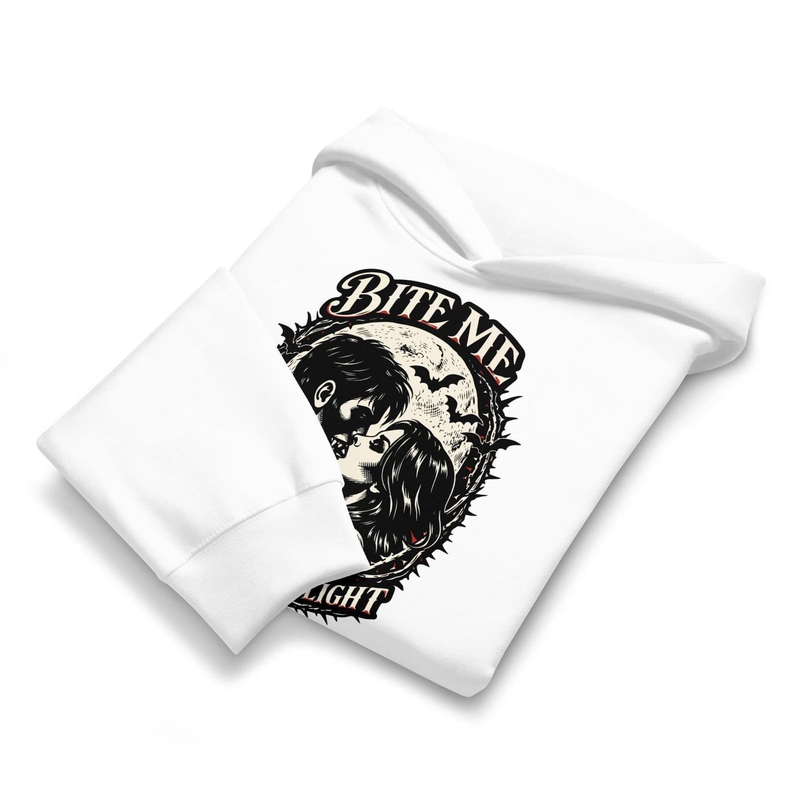 Dark Art Graphic Hoodie | Bite Me In The Moonlight | Knotted Tree Studios