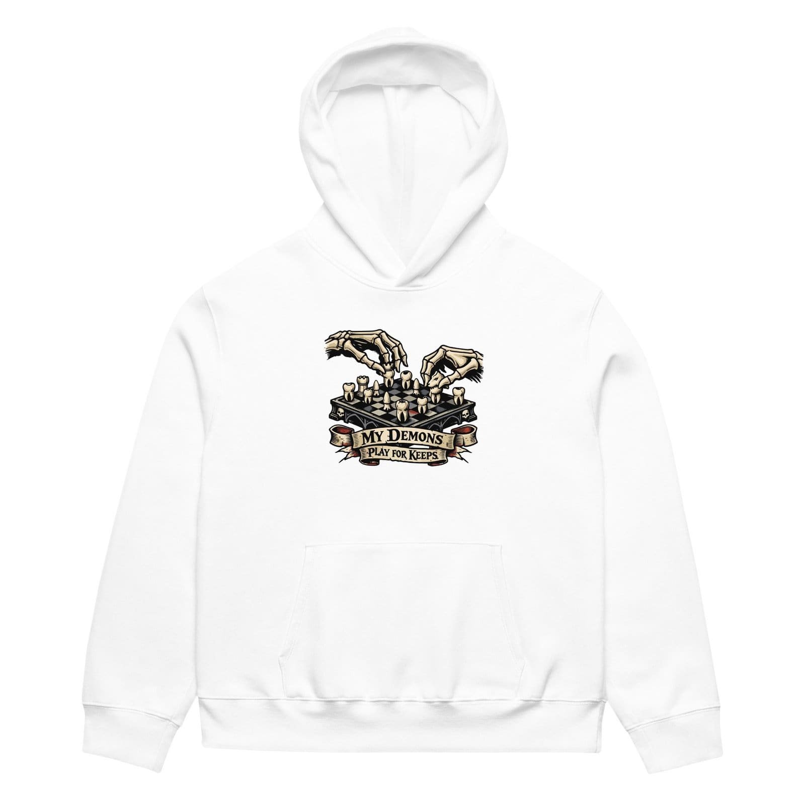 Dark Art Graphic Hoodie | Play For Keeps | Knotted Tree Studios