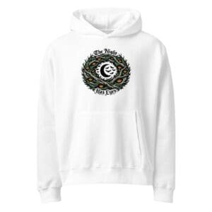 Dark Art Graphic Hoodie | The Night Has Eyes | Knotted Tree Studios