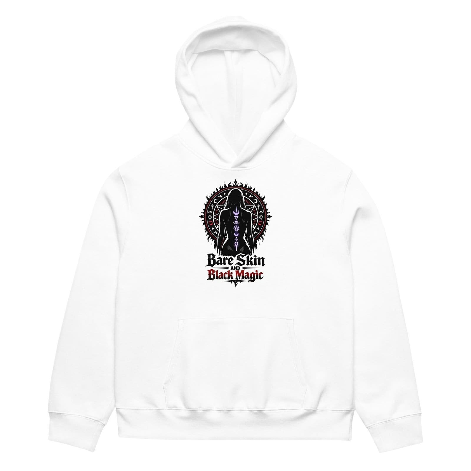 Dark Art Graphic Hoodie | Bare Skin & Black Magic | Knotted Tree Studios