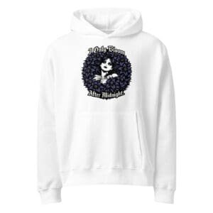Dark Art Graphic Hoodie | I Only Bloom After Midnight | Knotted Tree Studios