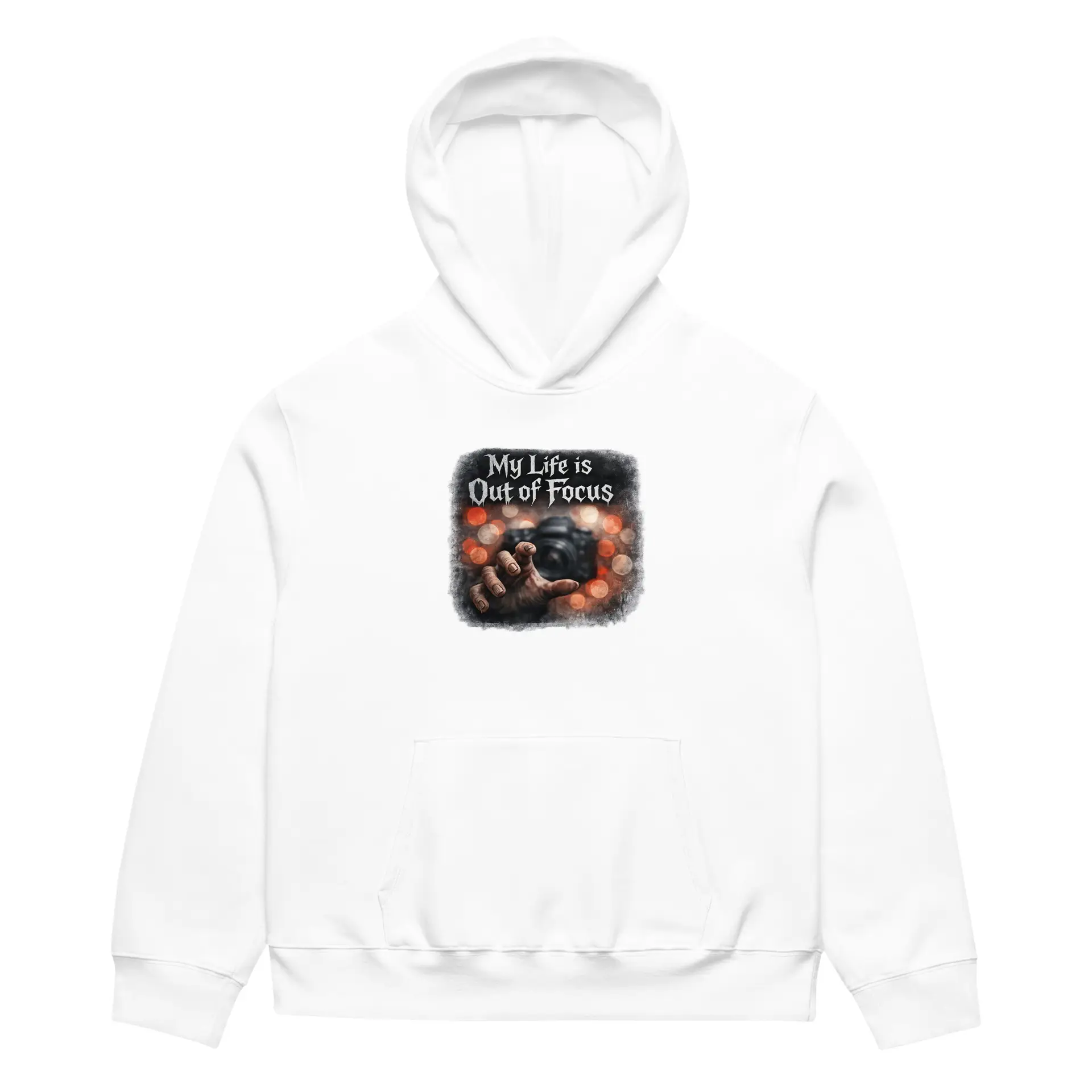 Dark Art Graphic Hoodie | My Life Is Out Of Focus | Knotted Tree Studios