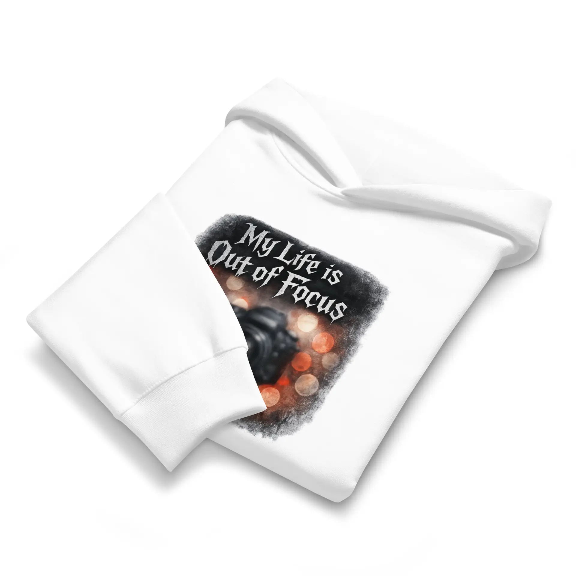 Dark Art Graphic Hoodie | My Life Is Out Of Focus | Knotted Tree Studios