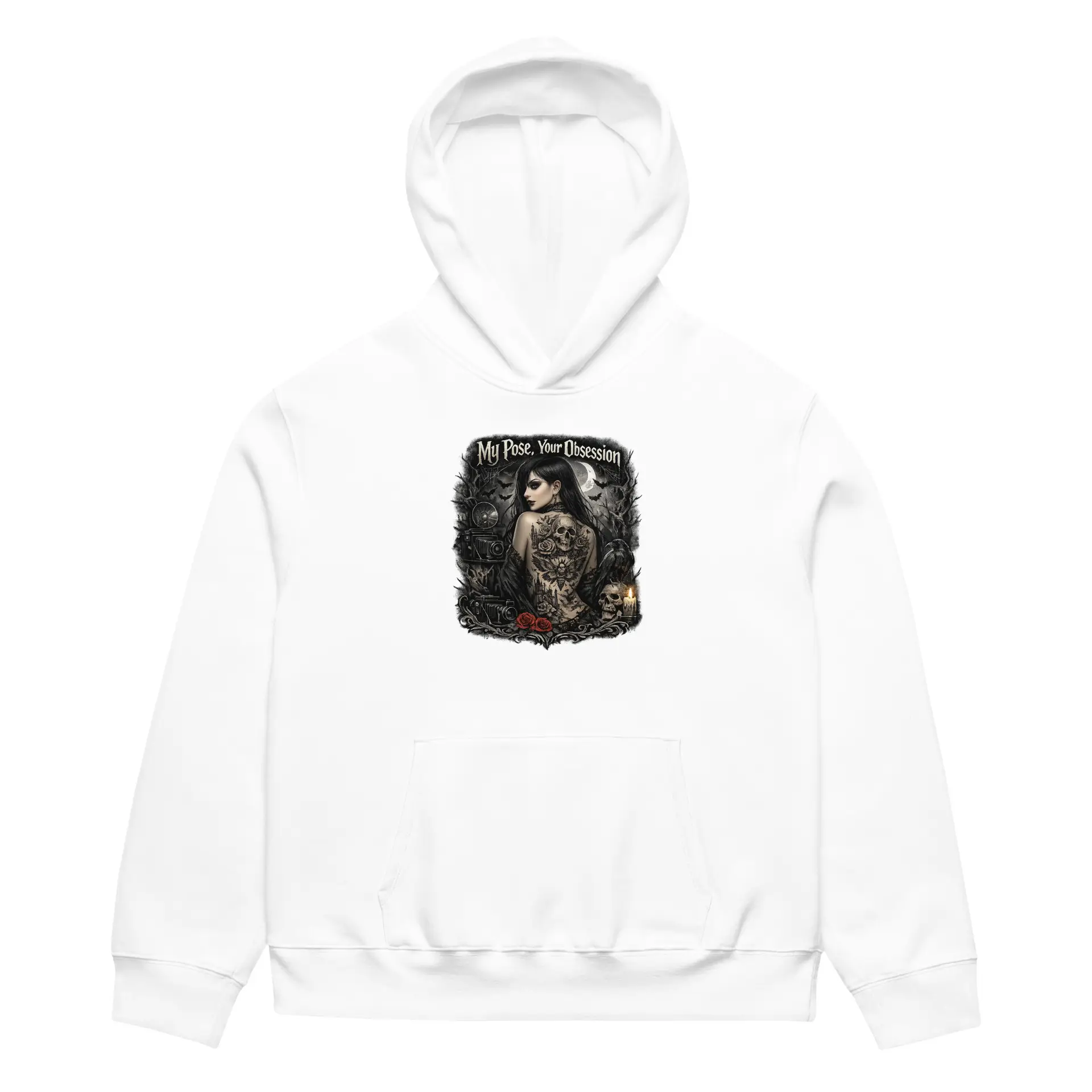 Dark Art Graphic Hoodie | My Pose Your Obsession | Knotted Tree Studios