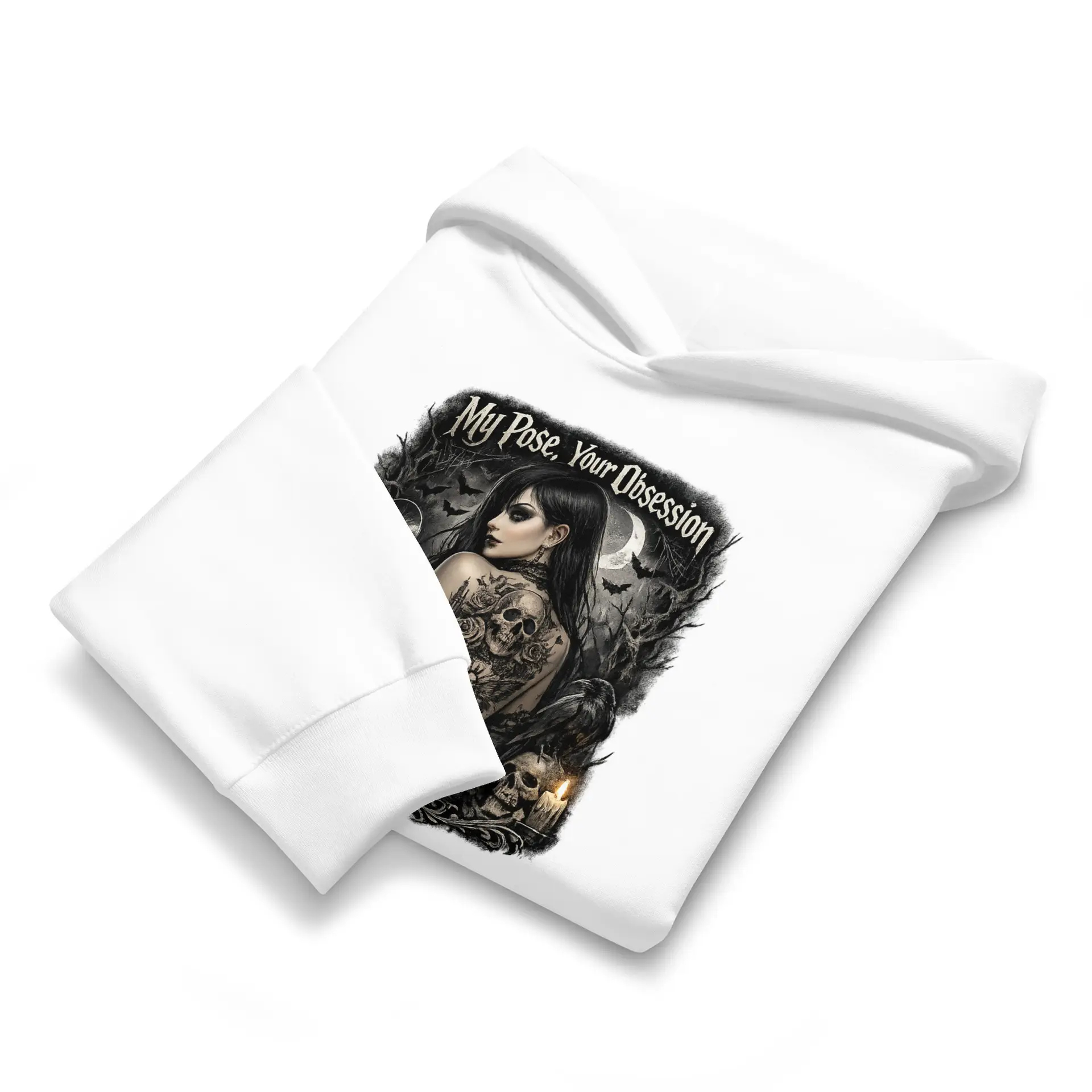 Dark Art Graphic Hoodie | My Pose Your Obsession | Knotted Tree Studios