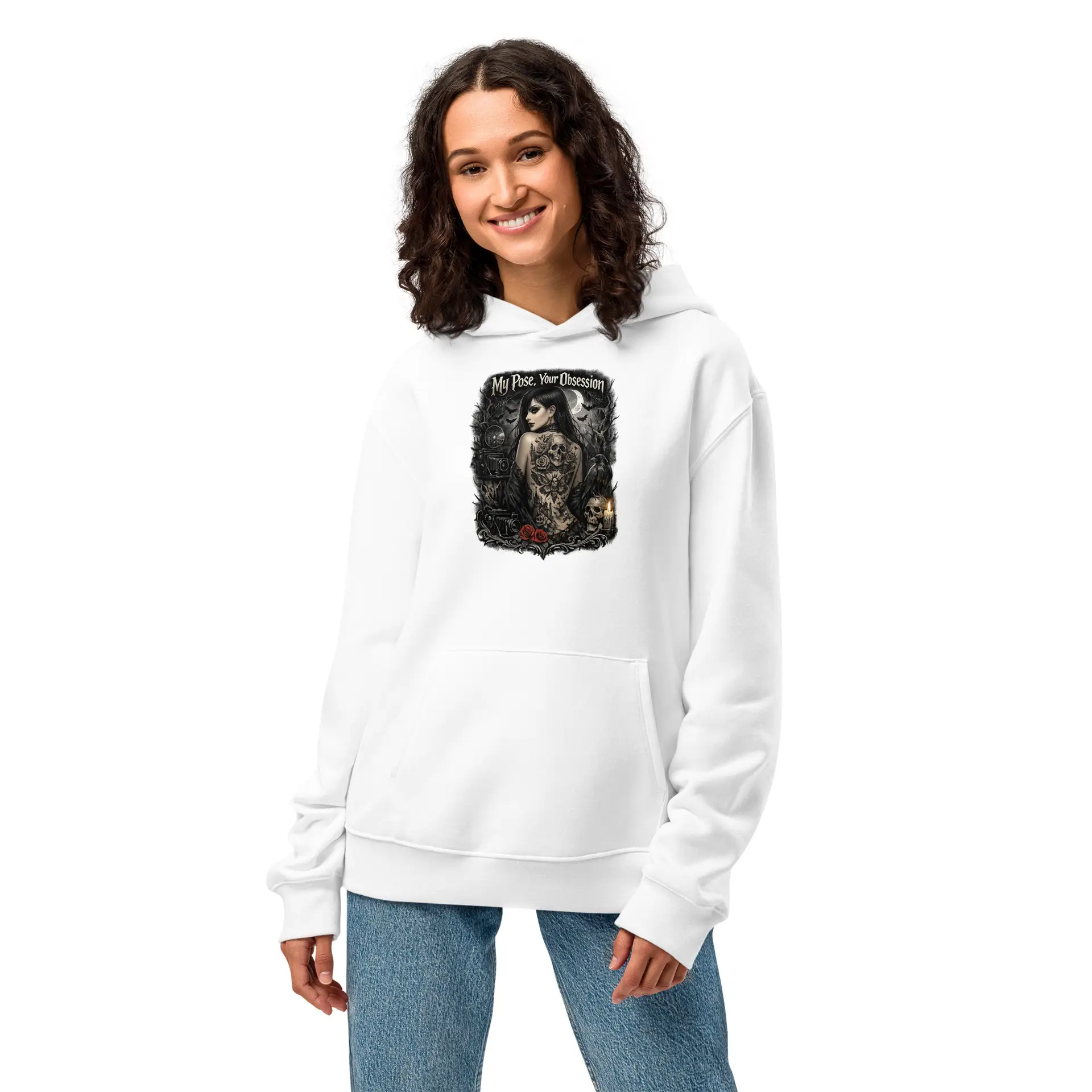 Dark Art Graphic Hoodie | My Pose Your Obsession | Knotted Tree Studios