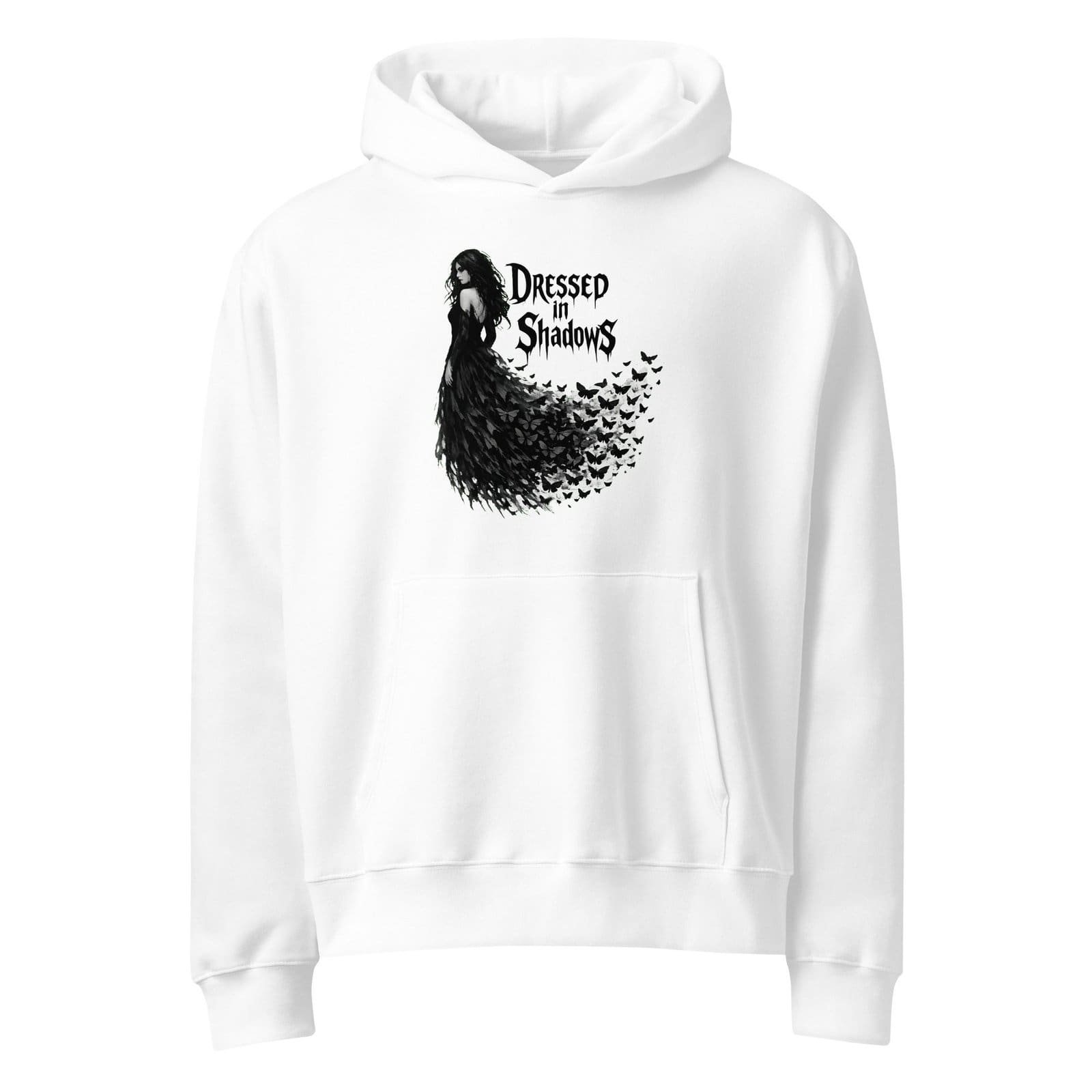 Dark Art Graphic Hoodie | Dressed In Shadows | Knotted Tree Studios