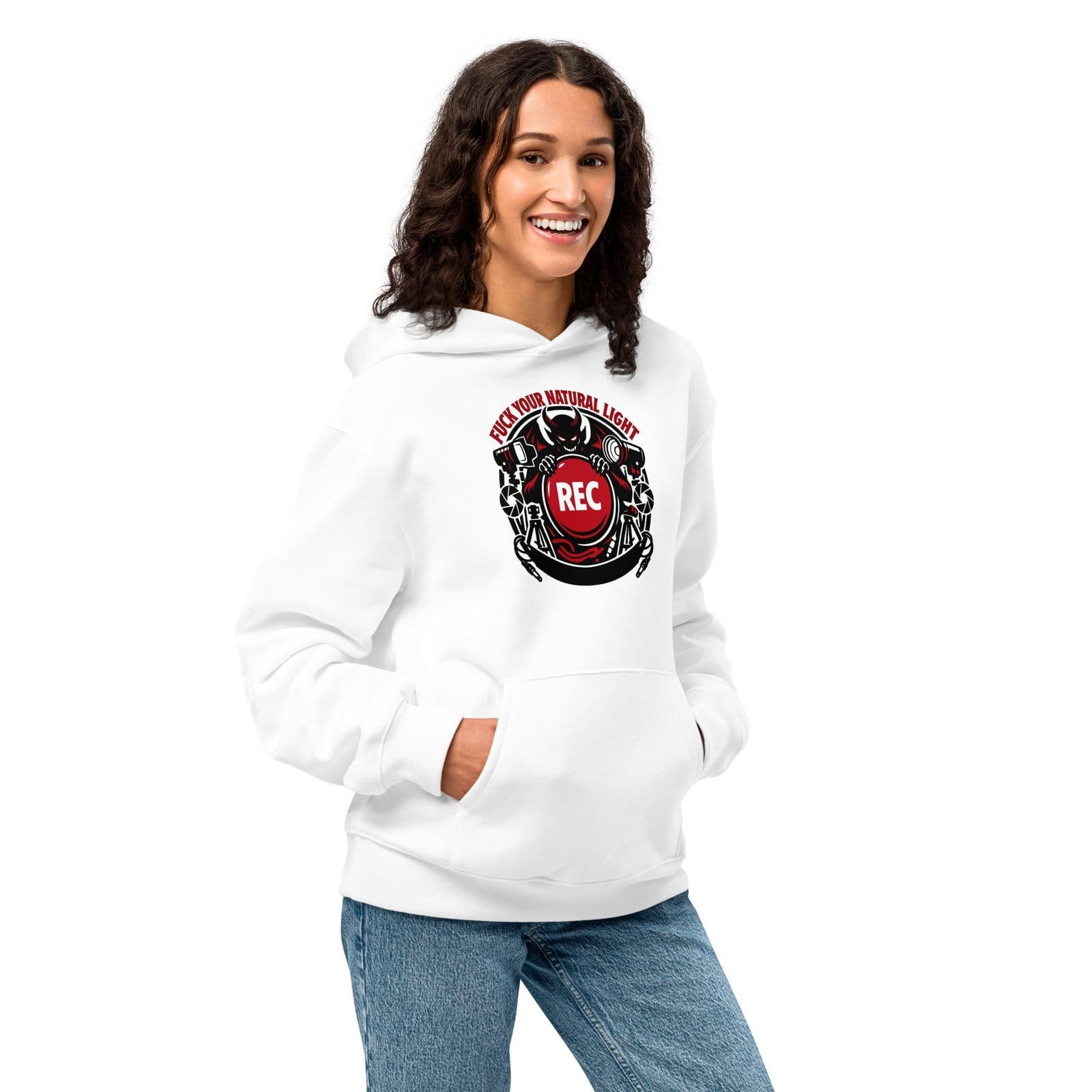 Dark Art Graphic Hoodie | Fuck Your Natural Light | Knotted Tree Studios