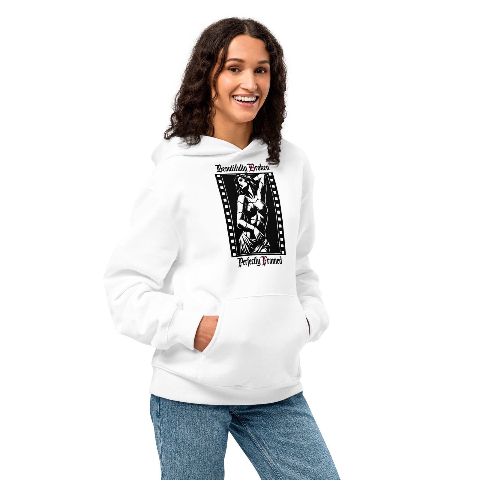 Dark Art Graphic Hoodie | Beautifully Broken | Knotted Tree Studios