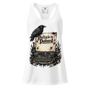 Women’s Dark Art Tank Top | Poetry For The Damned | Knotted Tree Studios